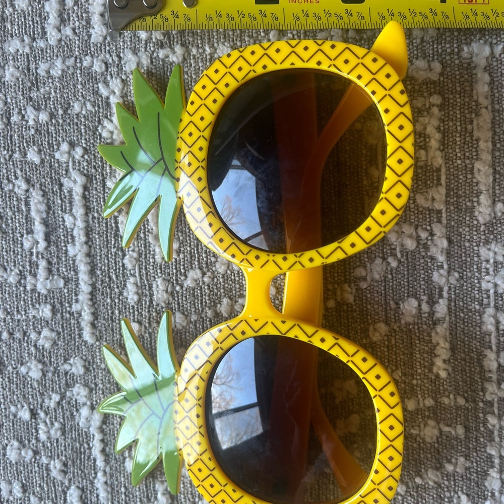 Pineapple Novelty Sunglasses and hair scrunchies
